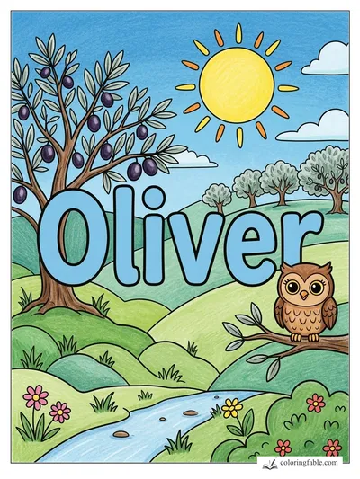 Colored example of this coloring page