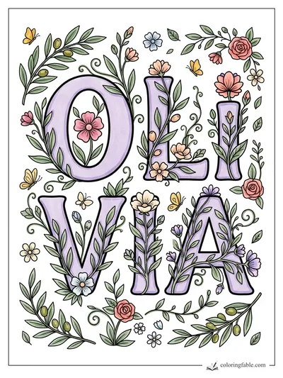 Colored example of this coloring page