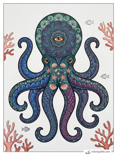 Colored example of this coloring page