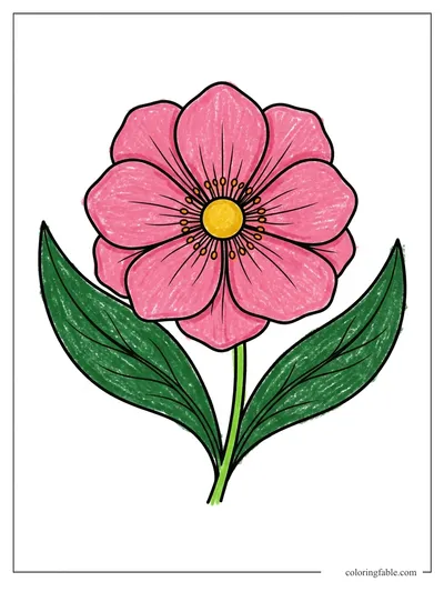 Colored example of this coloring page