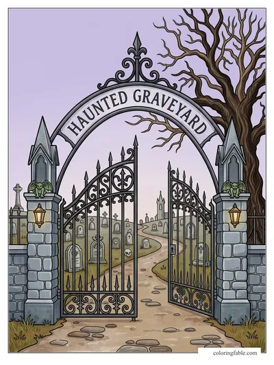Colored example of this coloring page