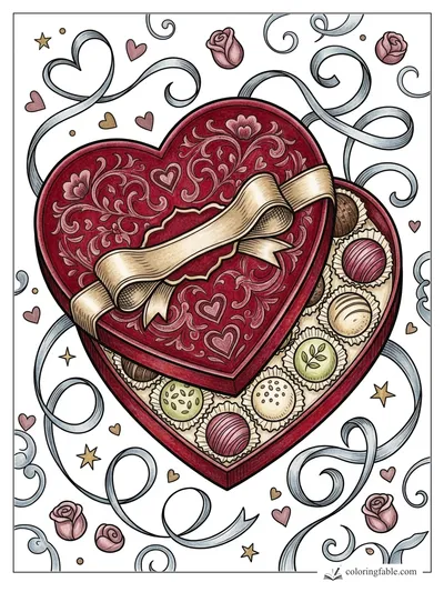 Colored example of this coloring page