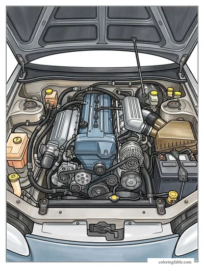 Colored example of this coloring page