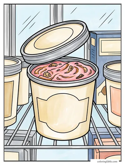 Colored example of this coloring page