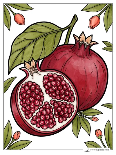 Colored example of this coloring page