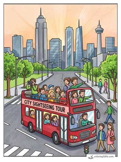 Colored example of this coloring page