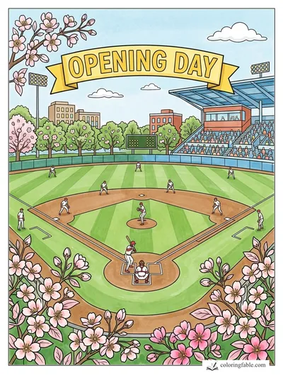 Colored example of this coloring page