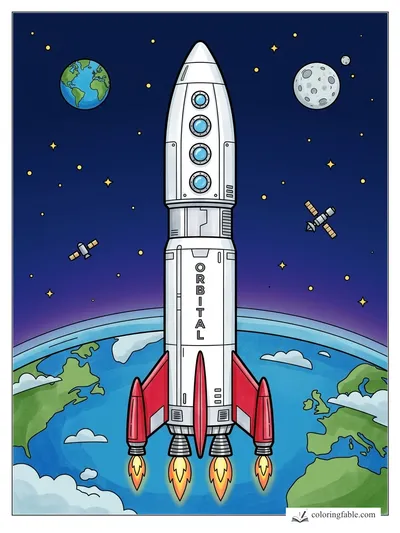 Colored example of this coloring page