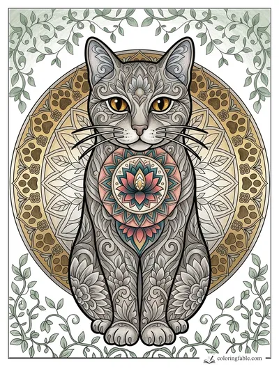 Colored example of this coloring page