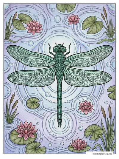 Colored example of this coloring page