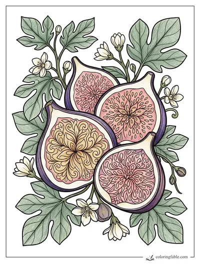 Colored example of this coloring page