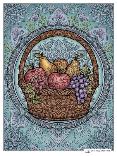 Colored example of this coloring page