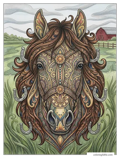 Colored example of this coloring page