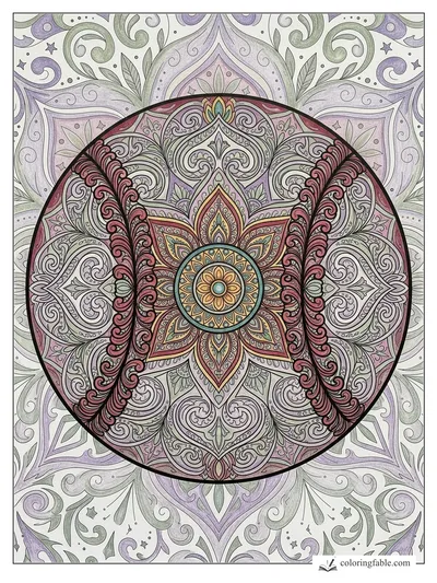 Colored example of this coloring page