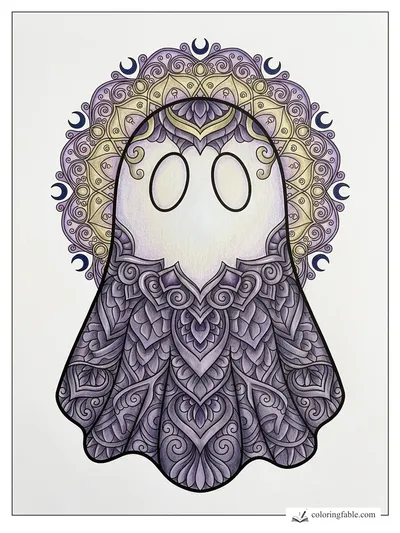 Colored example of this coloring page
