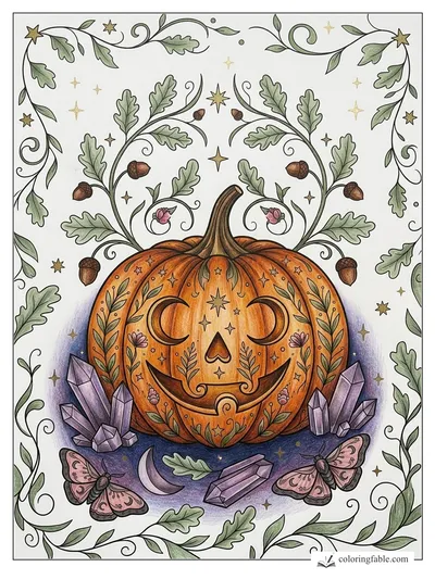 Colored example of this coloring page
