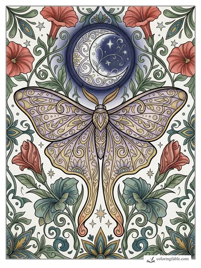 Colored example of this coloring page