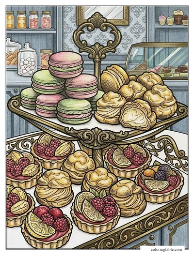 Colored example of this coloring page