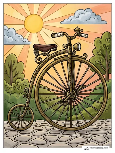 Colored example of this coloring page