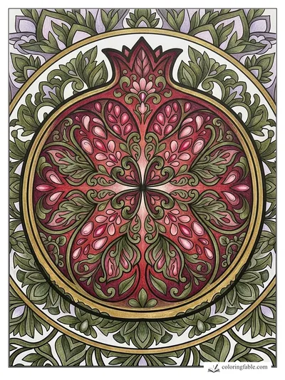 Colored example of this coloring page