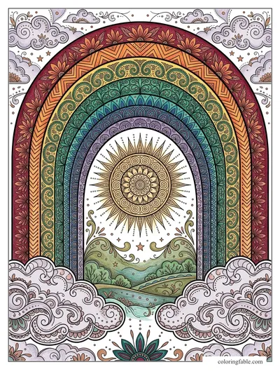 Colored example of this coloring page