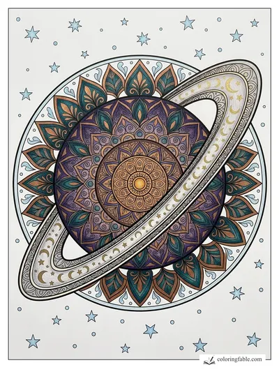 Colored example of this coloring page