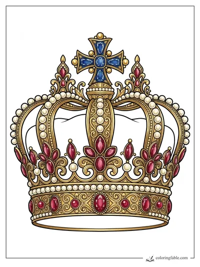 Colored example of this coloring page