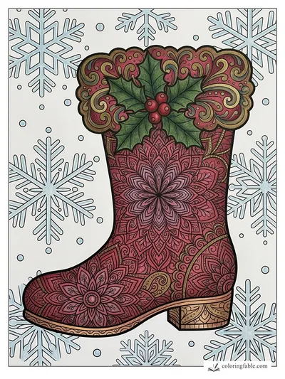 Colored example of this coloring page