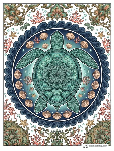 Colored example of this coloring page