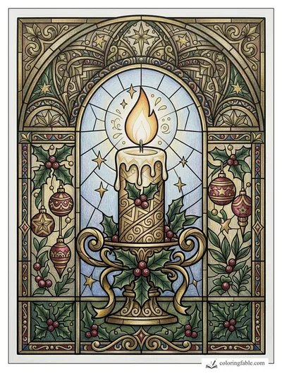 Colored example of this coloring page