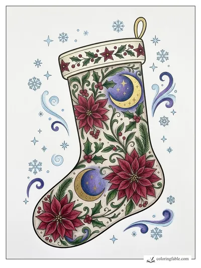 Colored example of this coloring page