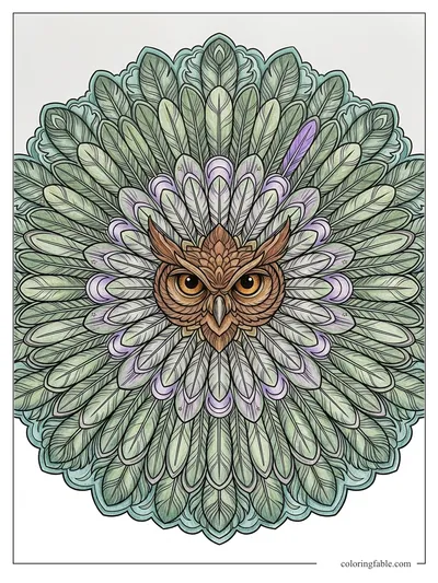 Colored example of this coloring page