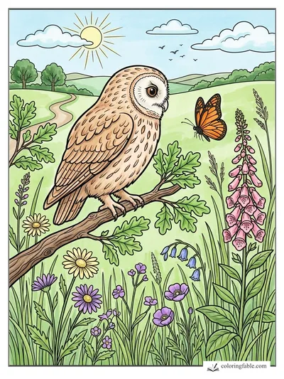 Colored example of this coloring page