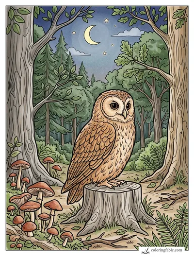 Colored example of this coloring page
