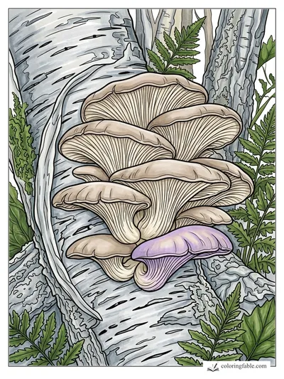 Colored example of this coloring page