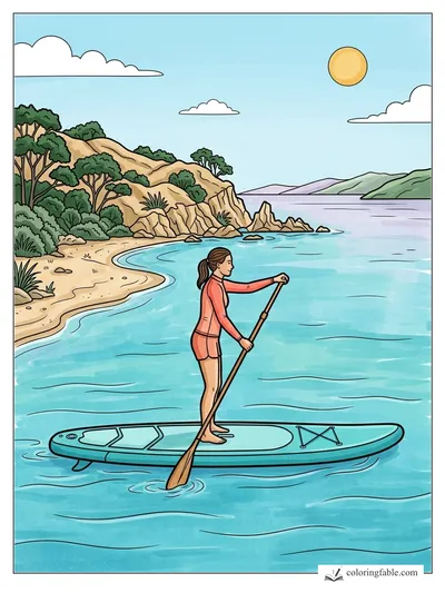Colored example of this coloring page