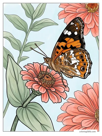 Colored example of this coloring page