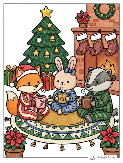 Colored example of this coloring page