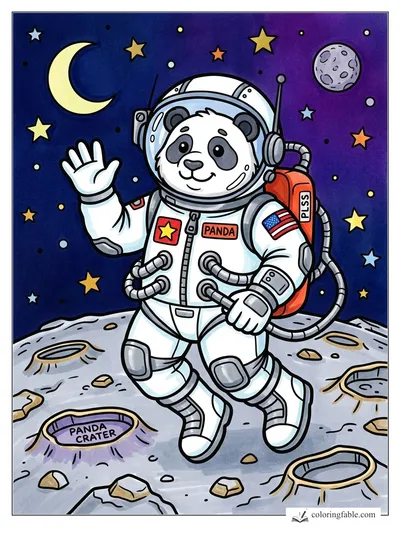 Colored example of this coloring page