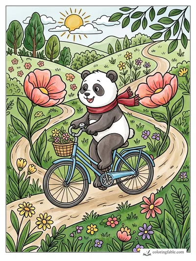 Colored example of this coloring page