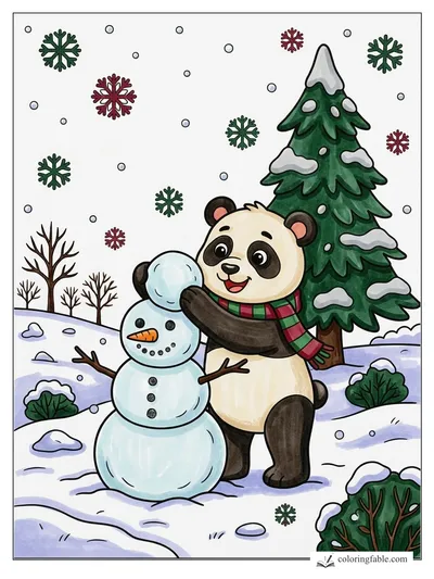 Colored example of this coloring page