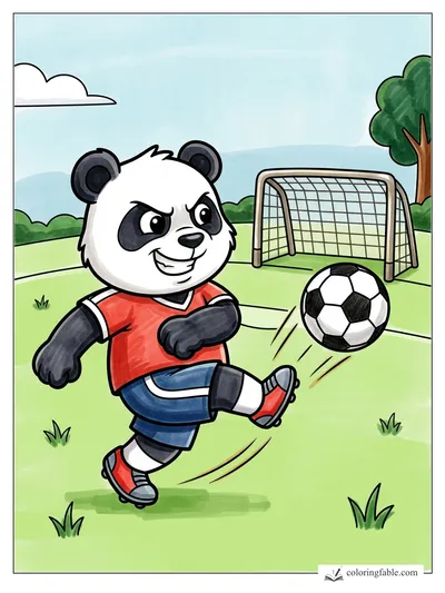 Colored example of this coloring page