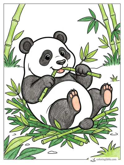 Colored example of this coloring page