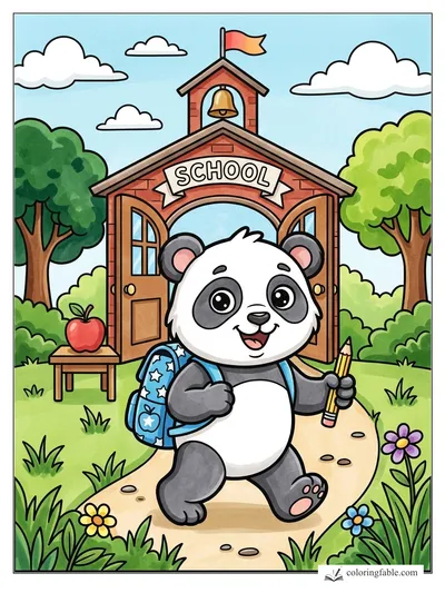 Colored example of this coloring page