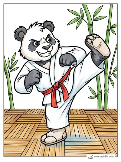 Colored example of this coloring page