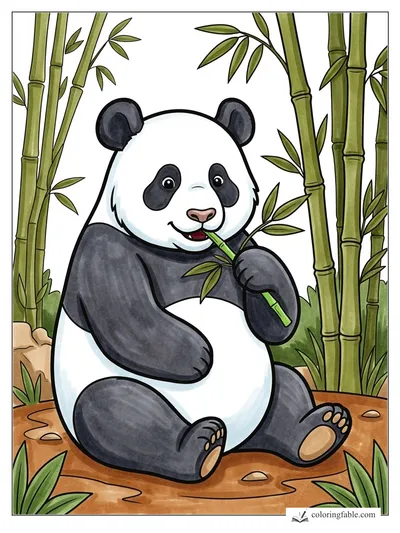 Colored example of this coloring page