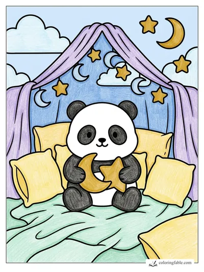 Colored example of this coloring page