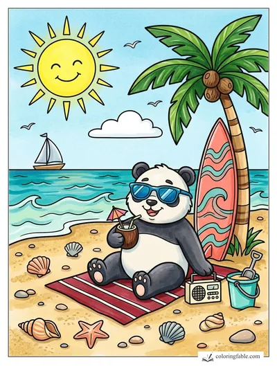 Colored example of this coloring page