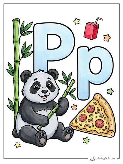 Colored example of this coloring page