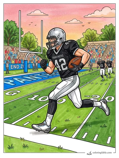 Colored example of this coloring page